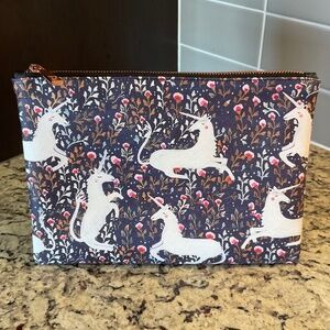 Studio Oh! Unicorn Floral Mystical Pencil Case Cosmetics Bag